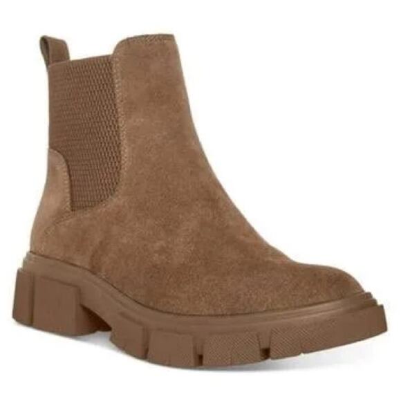 Aqua College Priya waterproof Chelsea boots dark taupe - 11 - Picture 1 of 13